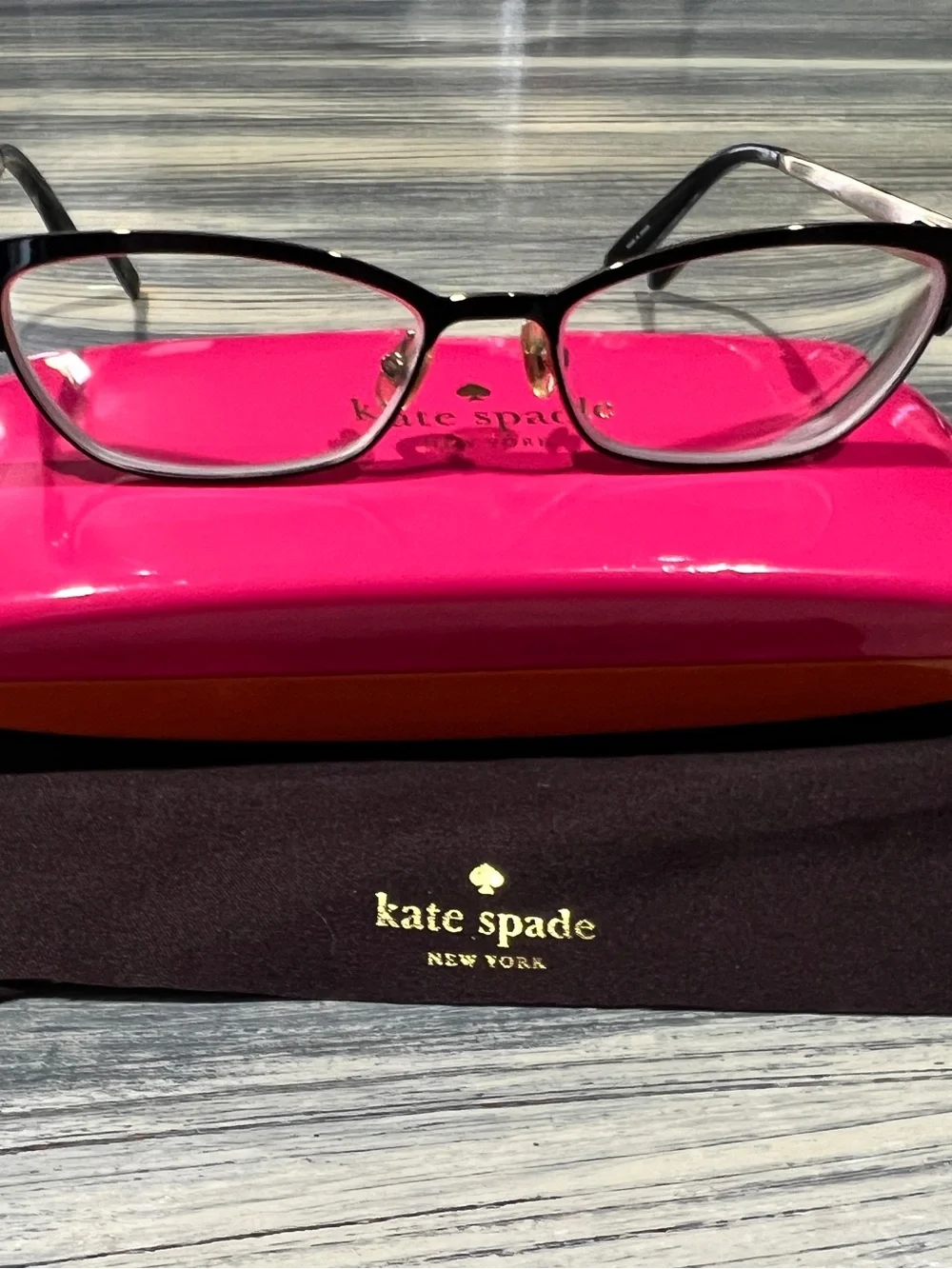 kate spade Black cat eyed Women's Optical Frames